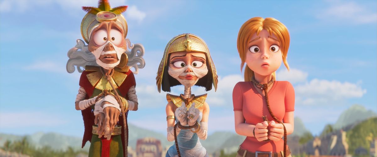 Fondo de película de Tadeo Jones y la lámpara maravillosa